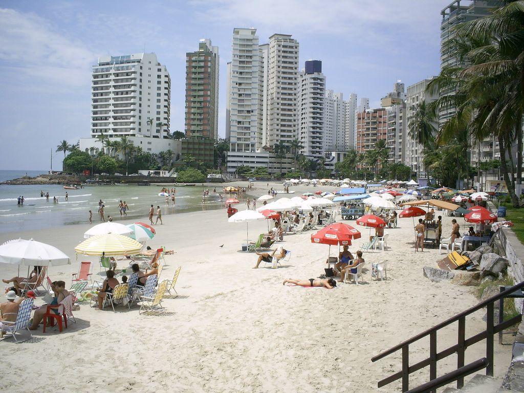 Apartamento Asturias Apartment Guaruja Bagian luar foto